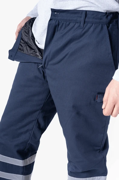 Asma Aparatlı Reflektörlü Kapitoneli Pantolon - 4