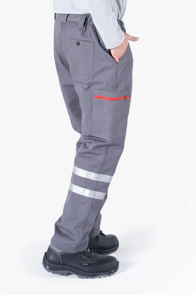 Asma Aparatlı Reflektörlü Kapitoneli Pantolon - 10