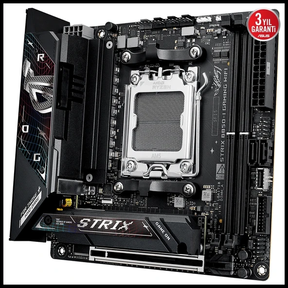 ASUS ROG STRIX B850-I GAMING WIFI AM5 DDR5 8400+(OC)MHz Mini-ITX Gaming Anakart - 3