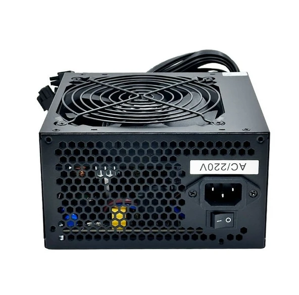 PowerBoost PB600WB 600W 80+ White APFC 4*PCI-E 6+2 Pin 12cm Siyah Fanlı ATX PSU (Bulk) - 2