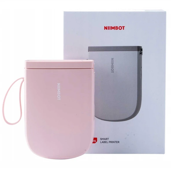 NIIMBOT D11_H Bluetooth Taşınabilir Pembe Termal Etiket Yazıcı - 2