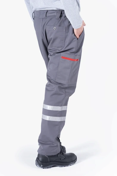 Asma Aparatlı Reflektörlü Kapitoneli Pantolon - 8