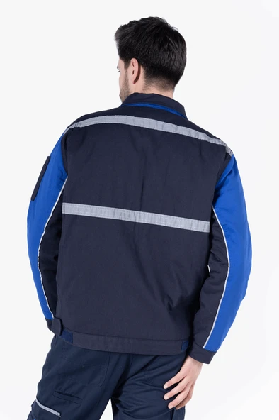 Reflektörlü Cepli Kapitoneli Mont - Resim 4