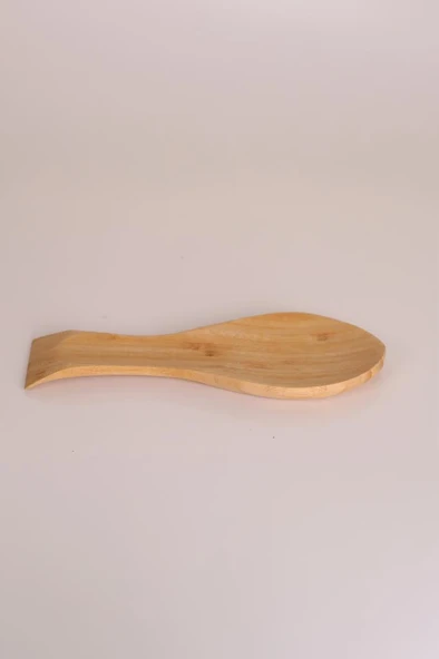 Mien Tezgah Üstü Bambu Uzun Kirli Kaşıklık - Resim 3