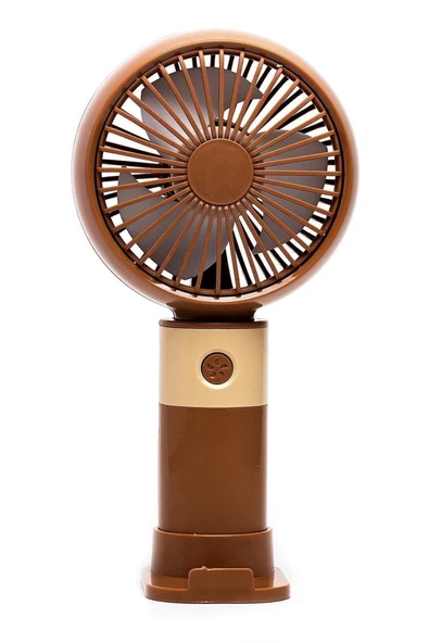 Taşınabililir Mini Usb Şarjlı 3 Kademeli El Masaüstü Vantilatör Fan Soğutucu YM88214 - 9