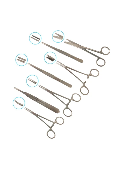 ŞimdiBenim Öğrenci Cerrahi Eğitim Pratiği Seti 7 Parça Çantalı El Aleti Sütür Dikiş Pedi 19 x 18 Cm - 2