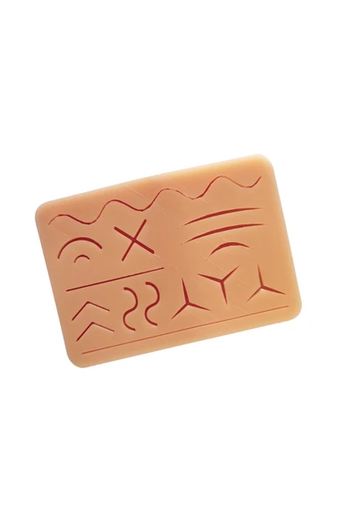 ŞimdiBenim Esnek Sütür Eğitim Seti Yumuşak Silikon 16x11 Cm Doktor Dikiş Pedi - 4