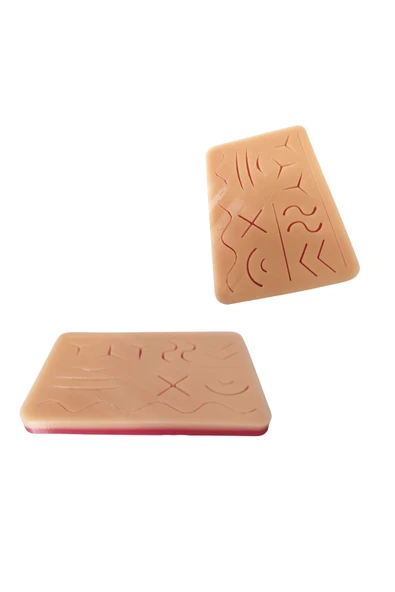 ŞimdiBenim Esnek Sütür Eğitim Seti Yumuşak Silikon 16x11 Cm Doktor Dikiş Pedi - 5