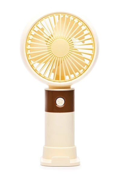 Taşınabililir Mini Usb Şarjlı 3 Kademeli El Masaüstü Vantilatör Fan Soğutucu YM88214 - 1