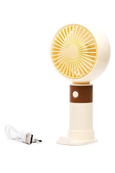 Taşınabililir Mini Usb Şarjlı 3 Kademeli El Masaüstü Vantilatör Fan Soğutucu YM88214 - 4