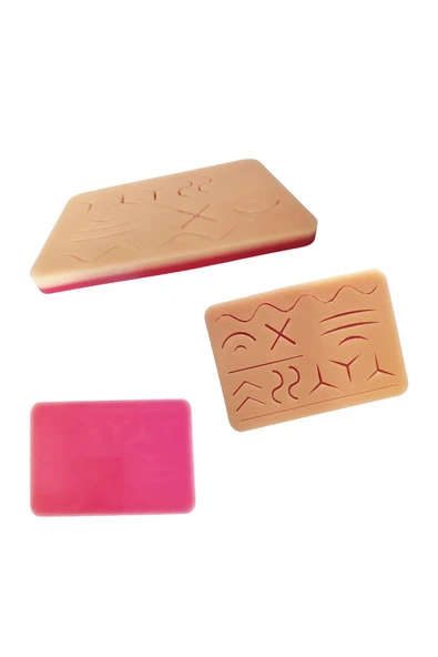 ŞimdiBenim Esnek Sütür Eğitim Pedi Yumuşak Yara Dikiş 16x11 Cm Seti - 5