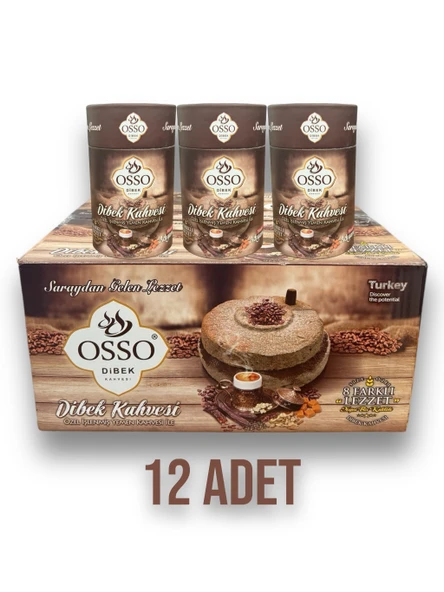 Osso 12'li Silindir Dibek Kahvesi(12X200=2400gr) - 1