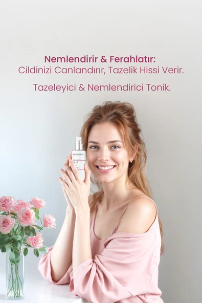 Optiderm Gül Suyu Aydınlatıcı ve Arındırıcı Tonik Doğal ve Saf 150 ml - 3