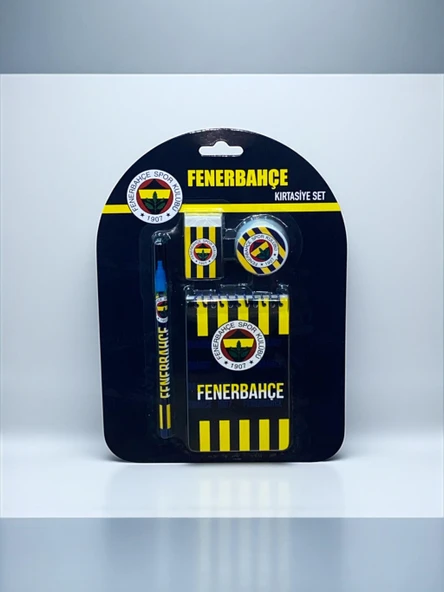 Fenerbahçe Taraftar 4 bölmeli Beslenme Kutusu 750 Ml Matara Kırtasiye Seti - 3