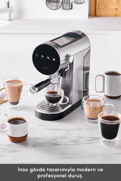 Karaca Coffee Art Inox Espresso Makinesi - 3