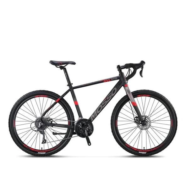 MOSSO GVL270 CLARIS ERKEK YARIŞ BİSİKLETİ 430H MD 27,5 JANT 16 VİTES SİYAH KIRMIZI ürün görseli
