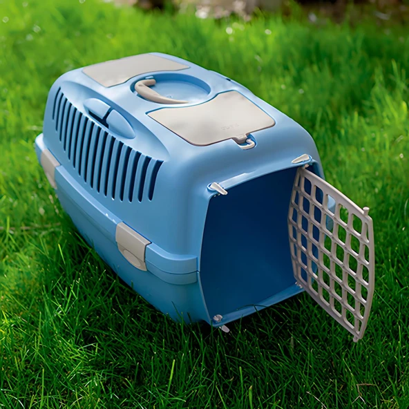 Stefanplast Gulliver 3 Üstten Açılır Metal Kapılı Taşıma Çantası 64x40x38cm - Resim 2