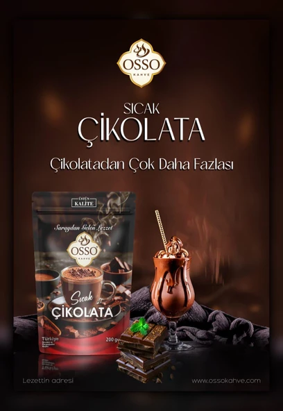 Osso 24'lü Sıcak Çikolata(24X200=4800gr) - 2