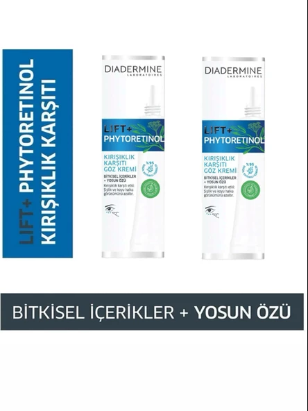 Kırışıklıkkarşıtı Göz Kremi (%100 Sonuç ) 15 Ml. X 2 Adet