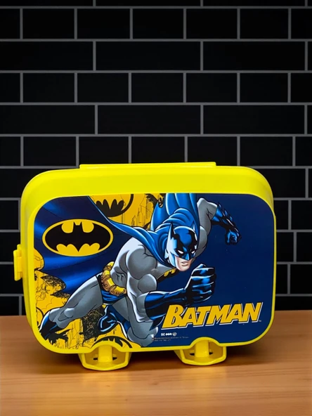 Batman 4 Bölmeli Çocuk Beslenme Kutusu ve Matara Seti - 2