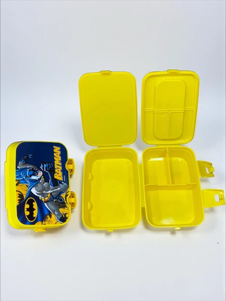 Batman 4 Bölmeli Çocuk Beslenme Kutusu - 2