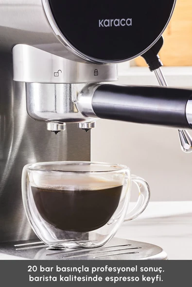 Karaca Coffee Art Inox Espresso Makinesi - 5