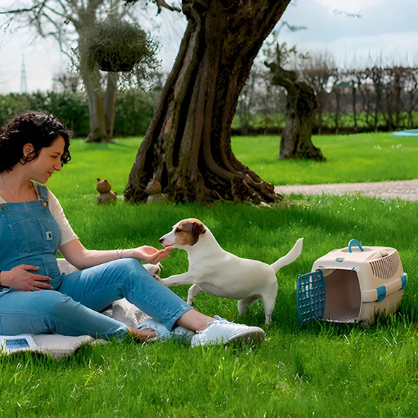 Stefanplast Gulliver 3 Üstten Açılır Metal Kapılı Taşıma Çantası 64x40x38cm - Resim 3