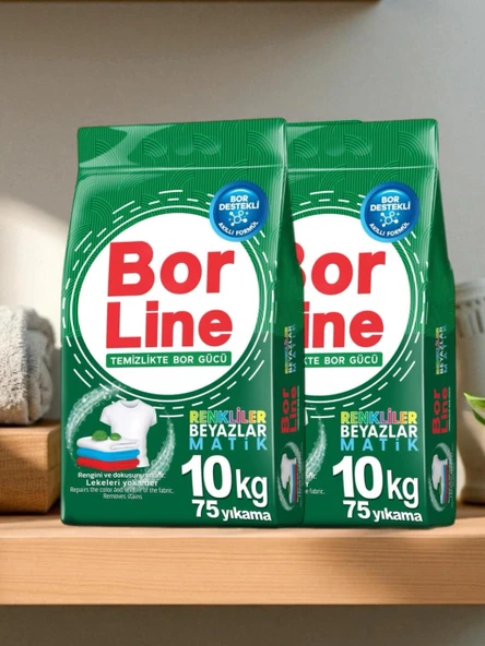 Borline 2 Adet 10 kg Renkliler İçin Toz Deterjanı - 3