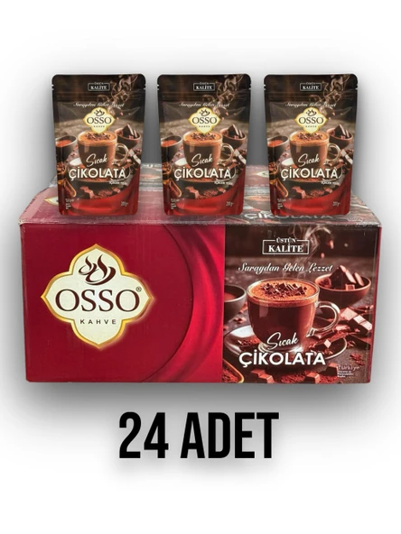 Osso 24'lü Sıcak Çikolata(24X200=4800gr) - 1