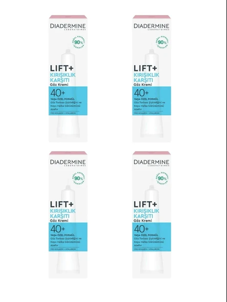 Lift+ Kırışıklık Karşıtı 40+ Göz Kremi 15 Ml X 4 ADET