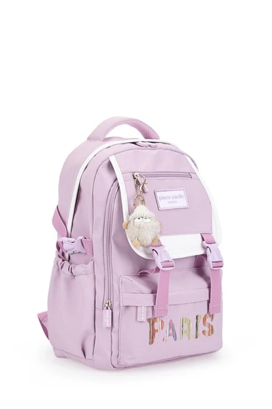 Pierre Cardin Okul Sırt Çantası Mor PC.07PC11118.MR - Resim 3