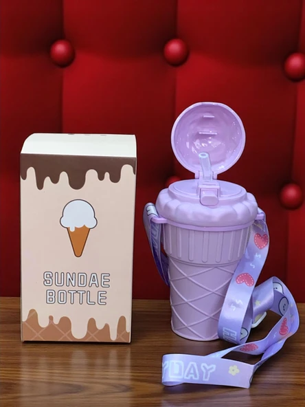 My Little Pony 4 Bölmeli Beslenme Kutusu Dondurma Şeklinde 500 ml Matara - 3