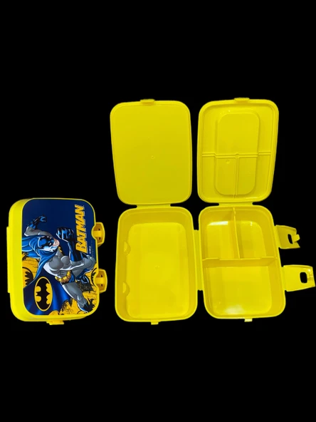 Batman 4 Bölmeli Çocuk Beslenme Kutusu - 3