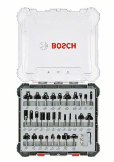 BOSCH Pro Freze Seti 30 'lu Karışık 6mmşaftlı ürün görseli