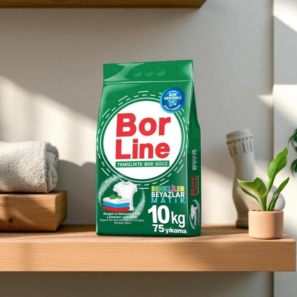 Borline 10 kg Renkliler ve Beyazlar İçin Toz Deterjanı - 3
