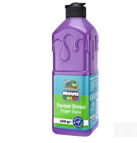 Nova Color Parmak Boyası 500Ml Mor - 2 adet ürün görseli 1
