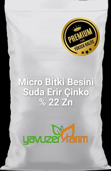 Micro Element Bitki Besini Suda Erir Çinko Gübre % 22 Zn Bitki Filiz Geliştirici 1 Kg ürün görseli