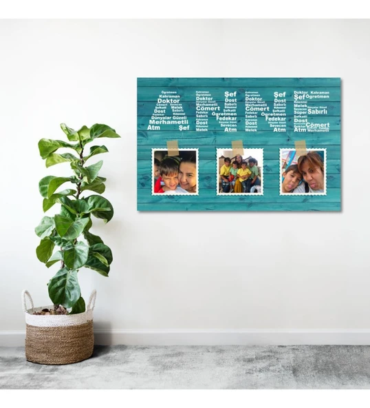 Kişiye Özel Fotoğraflı Ahşap Tablo ürün görseli 1