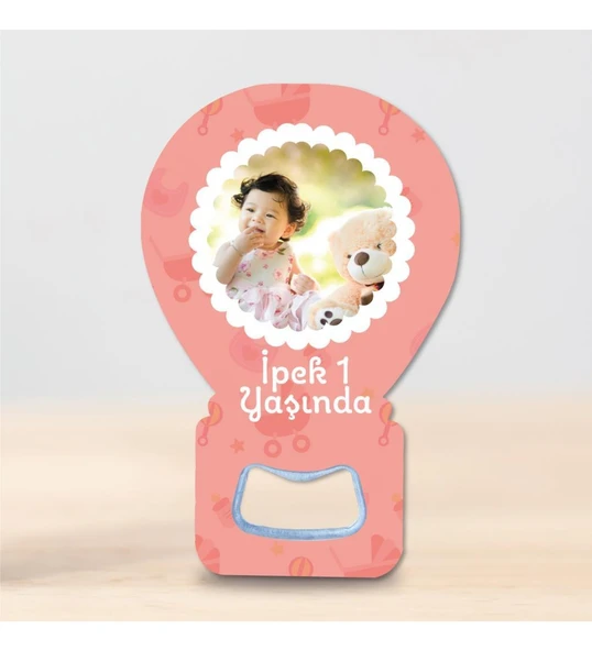 Kişiye Özel 30 Adet Bebek Balon Açacak Magnet - 5 ürün görseli 1
