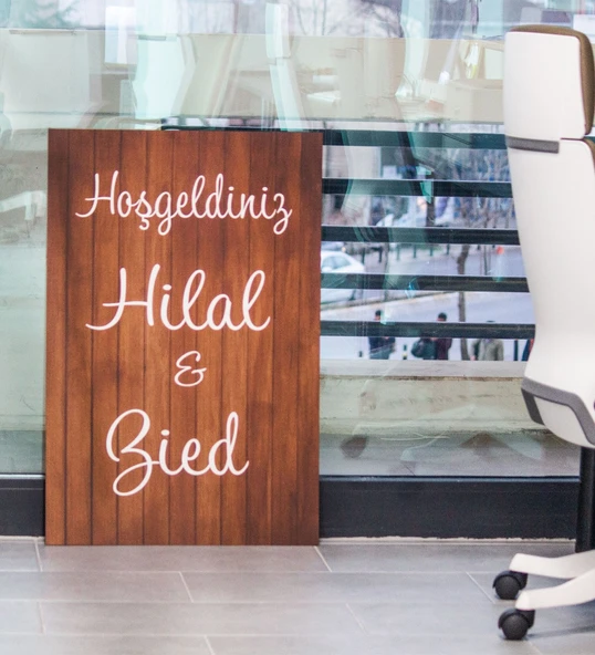 İsme Özel Söz, Nişan, Nikah Karşılama Panosu ürün görseli 1