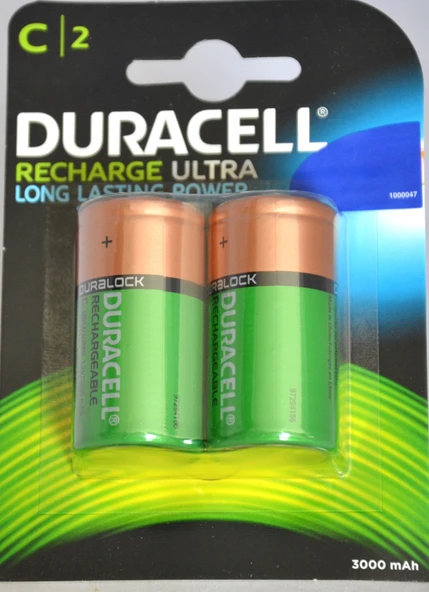 DURACELL ORTA PİL 3000 MAH.ŞARJLI (2Lİ BLS)