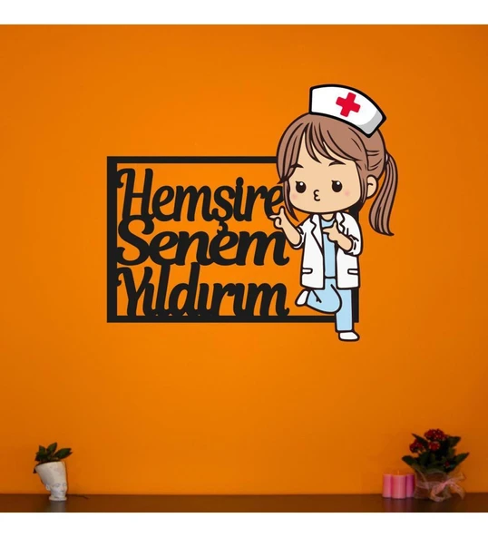 Kişiye ve Hemşireler Gününe Özel Ahşap Duvar Tablosu - 5 ürün görseli 1