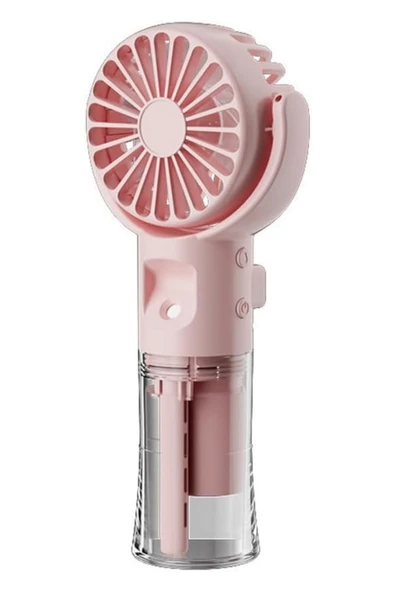 Taşınabililir Su Hazneli Mini Usb Şarjlı 3 Kademeli Askılı El Vantilatör Fan Soğutucu F4 - 9