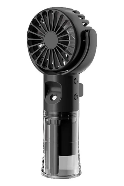 Taşınabililir Su Hazneli Mini Usb Şarjlı 3 Kademeli Askılı El Vantilatör Fan Soğutucu F4 - 1