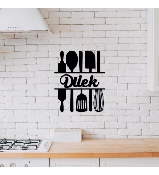 İsme Özel Ahşap Dekoratif Mutfak Süsü ürün görseli 1