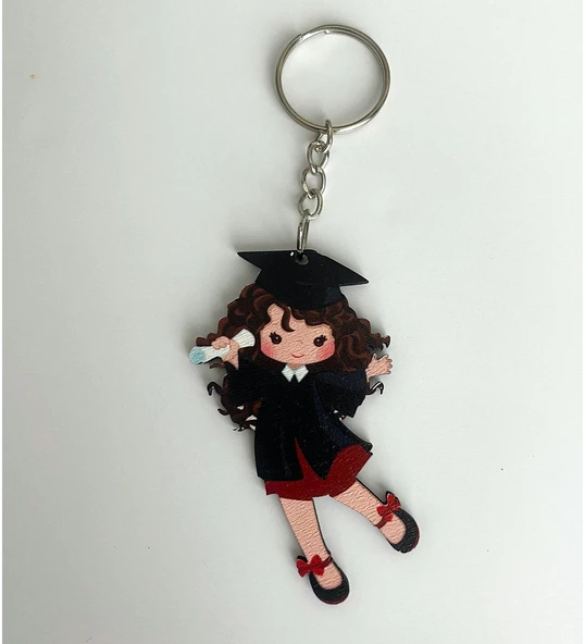 Meşgalem Mezuniyet Özel Tasarım Anahtarlık - Resim 2