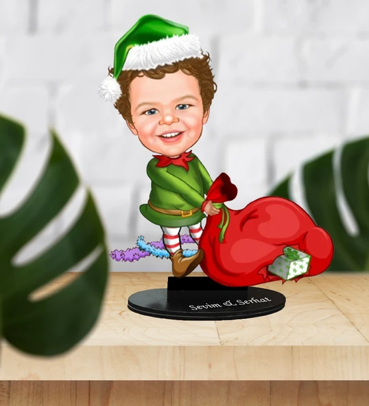 Yılbaşı Özel  Karikatür Biblo Hediyelik ürün görseli 1