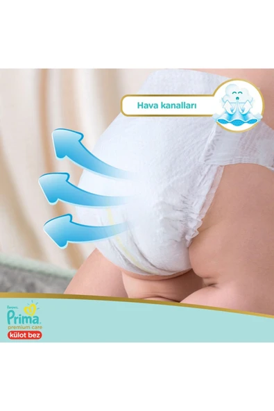 PRİMA KÜLOT BEZ PREMİUM CARE 4 BEDEN 44 ADET - Resim 6