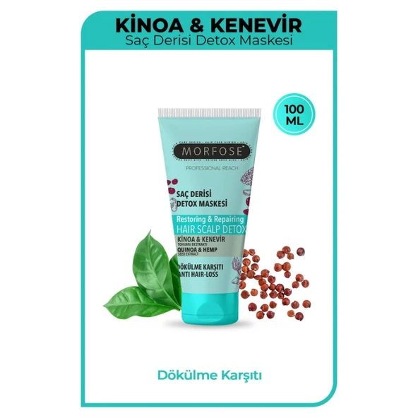 MORFOSE SCALP DETOX KINOA KENEVİR 100 ML ürün görseli 1