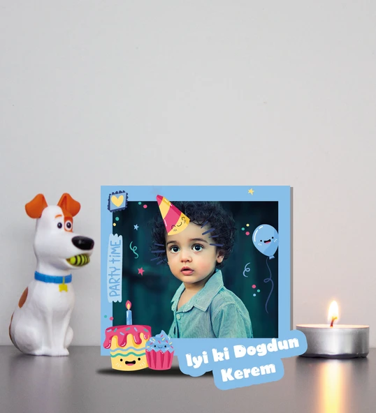 Ahşap Magnet Kişiye Özel Hoşgeldin Bebek Ahşap Magnet - Resimli ürün görseli 1